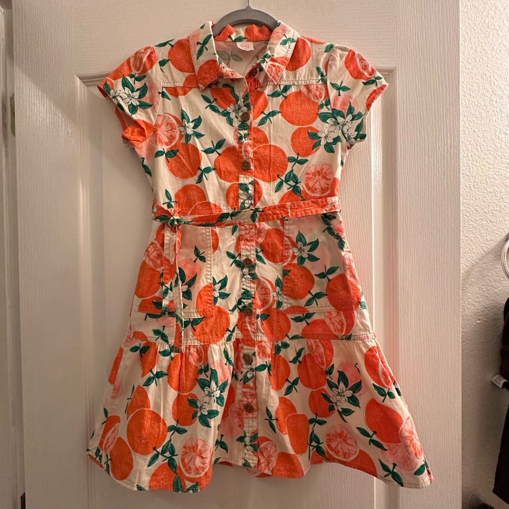 Orange/citrus dress